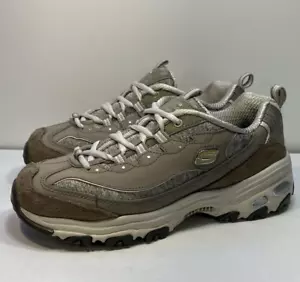 SKETCHERS D'LITES GRAY LEATHER ATHLETIC WALKING US 8.5, SHOES UK 5.5, EU 38.5 - Picture 1 of 15