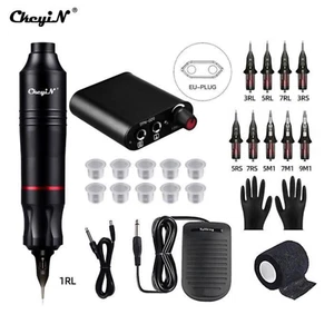 Kit Stylo Tatouage CkeyiN 10000 tr/min Débutant - Foto 1 di 13
