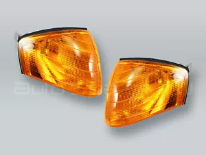TYC Amber Corner Lights Parking Lamps PAIR fits 1990-2002 MB SL-Class R129 - Picture 1 of 2