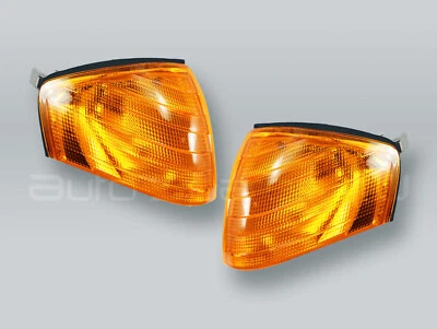 TYC Amber Corner Lights Parking Lamps PAIR fits 1990-2002 MB SL-Class R129 - Image 1 of 2