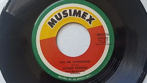 ALONSO ROBLEDO - Por Ser Vagabundo / Cuatro Paredes RARE 70's LATIN RANCHERA 7" - Bild 1 von 2