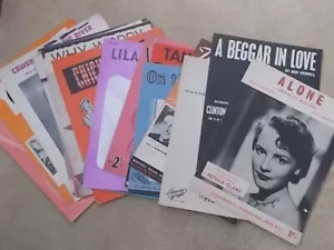 LOTE DE 20 PARTITURAS MUSICALES DE COLECCIÓN DE 1940 de 1950 lote 15 - Imagen 1 de 11