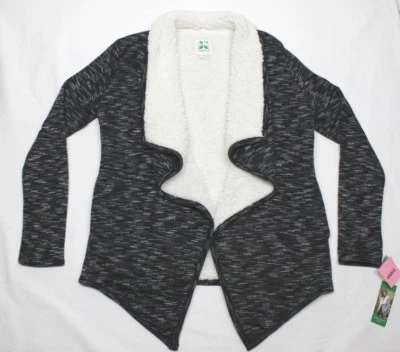 GREEN TEA MUJER BREZO SHERPA CASCADA ABRIGO CÁRDIGAN VARIEDAD TALLA/COLOR NUEVO CON ETIQUETAS Foto 1 de 4