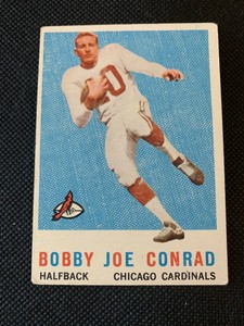 1959 Topps #173 Bobby Joe Conrad Rookie Card (RC) - Chicago Cardinals