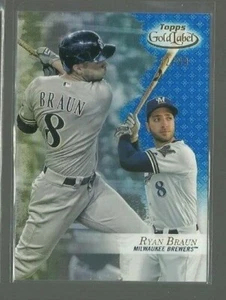  2017 Topps Gold Label Class 2 Blue #53 Ryan Braun 52/99 (ref 67449) - Picture 1 of 1