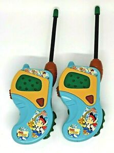 Jake and The Never Land Pirates Walkie Talkies with Morse Code WORKING VGC