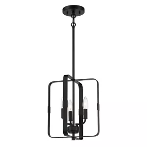Craftmade Transitional Stowe 3 Light Foyer, Flat Black - 56033-FB - Picture 1 of 1