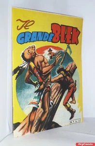 IL GRANDE BLEK 7 NECKLACE PRATERIA DECEMBER 1, 1956 ANASTATIC REPRINT COMIC - Picture 1 of 3
