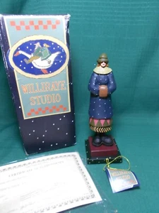 Williraye Studio Figurine WW2305 Girl with Blue Coat - Picture 1 of 10