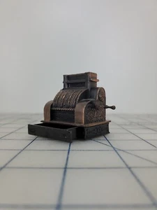 Vintage Durham Industries Metall Miniatur KASSE Puppenhaus Möbel Dekor - Bild 1 von 8