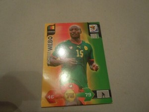 Panini Adrenalyn Card - 2010 South Africa - Cameroon - Achille Webo