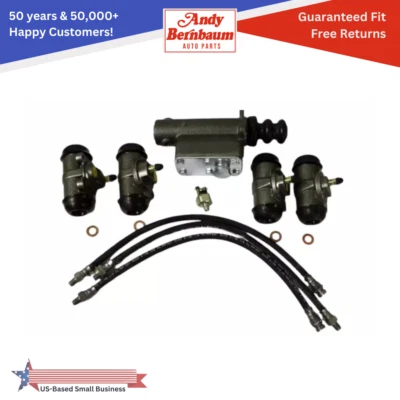 For 1935 DeSoto Front & Rear Master Wheel Brake Cyl & Light Switch Rebuild Kit - Image 1 of 3