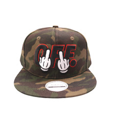 Men Women Baseball Cap Army Middle Finger Snapback Sport Hip-Hop Sun Hat