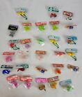 Lot Of 28 Brand New In Package Japanese Small Erasers Animals Fruit 