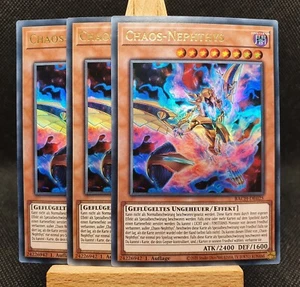 Yu-Gi-Oh! 3x Chaos Nephthys ULTRA RARE PLAYSET BACH NEAR MINT DEUTSCH 1.Auflage - Bild 1 von 1