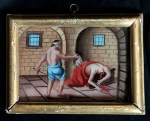 Glasmalerei 1800 MARTYRER JOHANNES DER TÄUFER - Bild 1 von 6