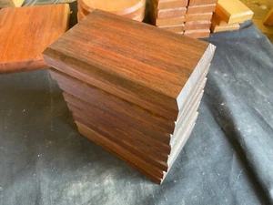 Blackwood plaque 150mm x 92mm x 20mm *new old stock - Bild 1 von 3