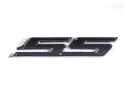 Chevrolet Camaro SS 2016-2023 emblema de parrilla delantera 23345205 gris Nightfall OEM GM Foto 1 de 2