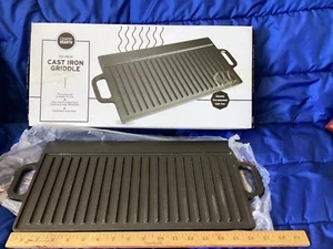 Country Hearth 20" Cast Iron Griddle Pre-seasoned & Ready to Use - NEW - Picture 1 of 2