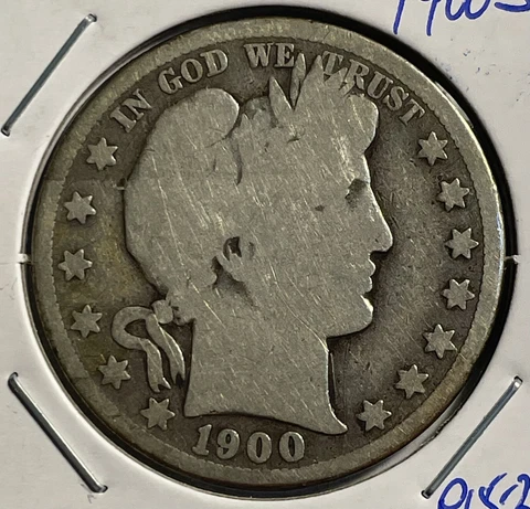 1900-S  Barber Half Dollar - FREE SHIPPING - P15-28 Cover
