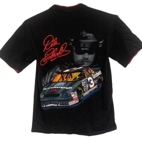 Vintage Cal Cru Winston Cup Champ Nascar Dale Earnhardt Pocket TShirt Size Large - Picture 1 of 8