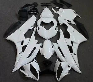 Fit for YZF R6 2006 2007 Unpainted Raw White ABS Injection Bodywork Fairing Kit - Foto 1 di 12