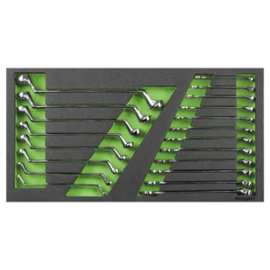 Sealey S01273 Combination & Deep Offset Spanner Set 20pc Metric in EVA Foam SSF - Picture 1 of 1