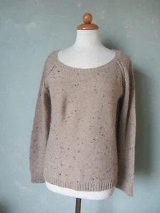 Sack`s Pullover braun langarm hinten etwas länger Größe 40 L / 4 - Bild 1 von 2