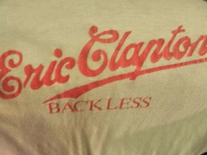 Camiseta Eric Clapton 1979 Original Backless Texas Tour Talla L Sound Warehouse - Imagen 1 de 7