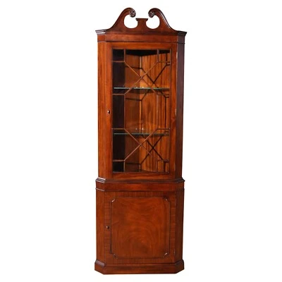 NDRC007, muebles Niagara, gabinete de esquina de caoba Foto 1 de 4