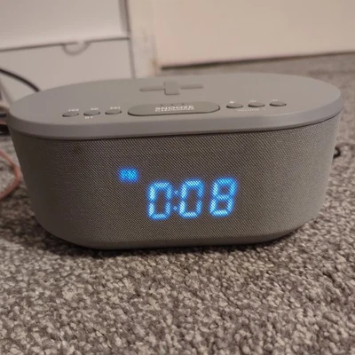 i-box DAWN, bedside alarm clock radio with wireless charger and bluetooth - Image 1 of 4