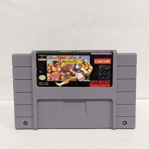 Authentic Nintendo SNES Street Fighter II Turbo Cartridge | Tested & Working - Picture 1 of 2