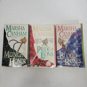 VTG Romance Novels MARSHA CANHAM Mass Market Paperback Books Lot x3 ACCEPTABLE - Imagen 1 de 3