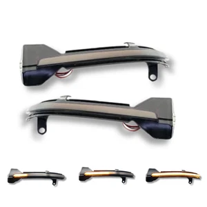 BMW 7 Series Mirror Indicators Set LED Dynamic F01 F02 F03 F04 08-15 Black Pair - Picture 1 of 10