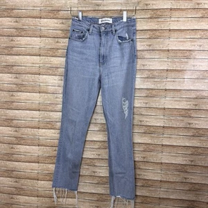 REFORMATION Hepburn - High Rise Slim Straight Jeans, Ibiza - sz 27 - Picture 1 of 9