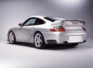 RARE GT2 Look Rear Trunk Spoiler WITH STOP For Porsche 911 Turbo/Turbo S (996) - Picture 1 of 7