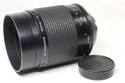 Lente Minolta RF Rokkor-X 500 mm F/8 espejo reflejo MF de Japón Foto 1 de 4
