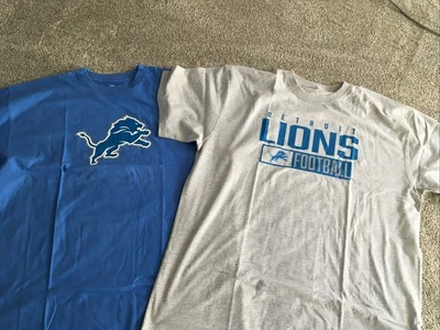 Detroit Lions 男式 2X Big 100% 棉 2 件装 T 恤  — 第 1/4 张图片