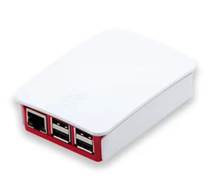 Raspberry Pi 3B v1.2 with Official White Case - Picture 1 of 4