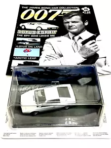 James Bond Car Collection 1/43 007 Lotus Esprit The Spy Who Loved Me White - Picture 1 of 15