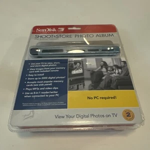 SANDISK Shoot & Store Digital Photo Album/Card Reader SDV2-A -A30 - Picture 1 of 3