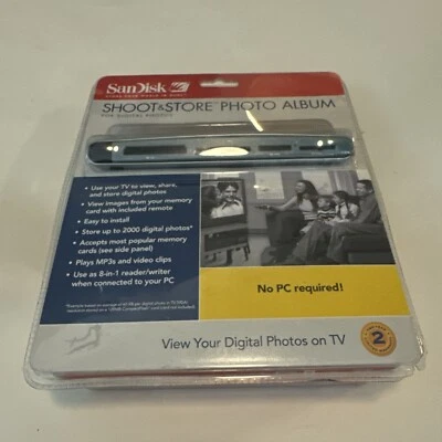SANDISK Shoot & Store Digital Photo Album/Card Reader SDV2-A -A30 - Image 1 of 3