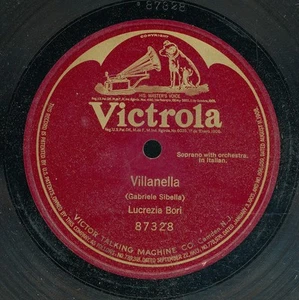 14pc78-Classical soprano in Italian-Victrola 87328-Lucrezia Bori - Bild 1 von 1