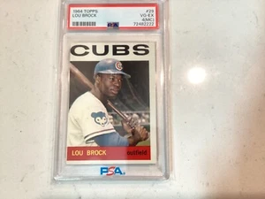 1964 Topps - #29 Lou Brock PSA 4 (MC) - Picture 1 of 2