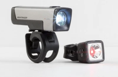 BONTRAGER Ion Comp R / Flare R City Bike Light Set | BLACK & SILVER | $135 MSRP - Image 1 of 4