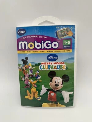 Vtech Mobigo Cartridge Dora The Explorer Mickey Mouse Toy Story 3 The Penguins - Image 1 of 4