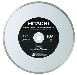 Metabo HTP 728766 10-Inch Wet and Dry Cut Continuous Rim Diamond Saw Blade, New - Picture 1 of 1
