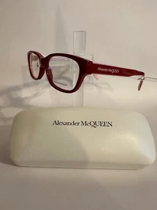 Alexander McQueen AM0344O Brille 004 (ROT) 53-15-145 BRANDNEU - Bild 1 von 4