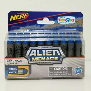 NERF Alien Menace Darts Toys R Us Exclusive Elite 30 Pack Refill Hasbro Gray TRU - Picture 1 of 10