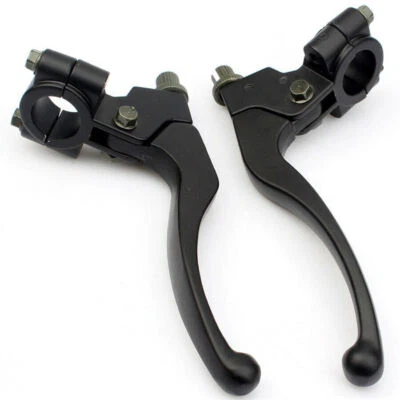 1Pair Black Brake Lever Perch Clutch For HONDA CRF50F CR125R CR250R XR200R XR80R - Image 1 of 4